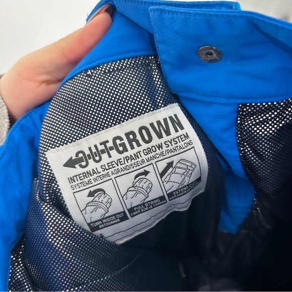 Columbia Blue Titanium Snow Bottoms Waterproof Relaxed Fit H15 - Picture 7 of 11